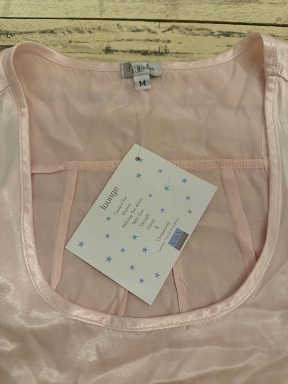 Pj Harlow Women's Laura Satin Racerback Tank - Picture 2 of 3